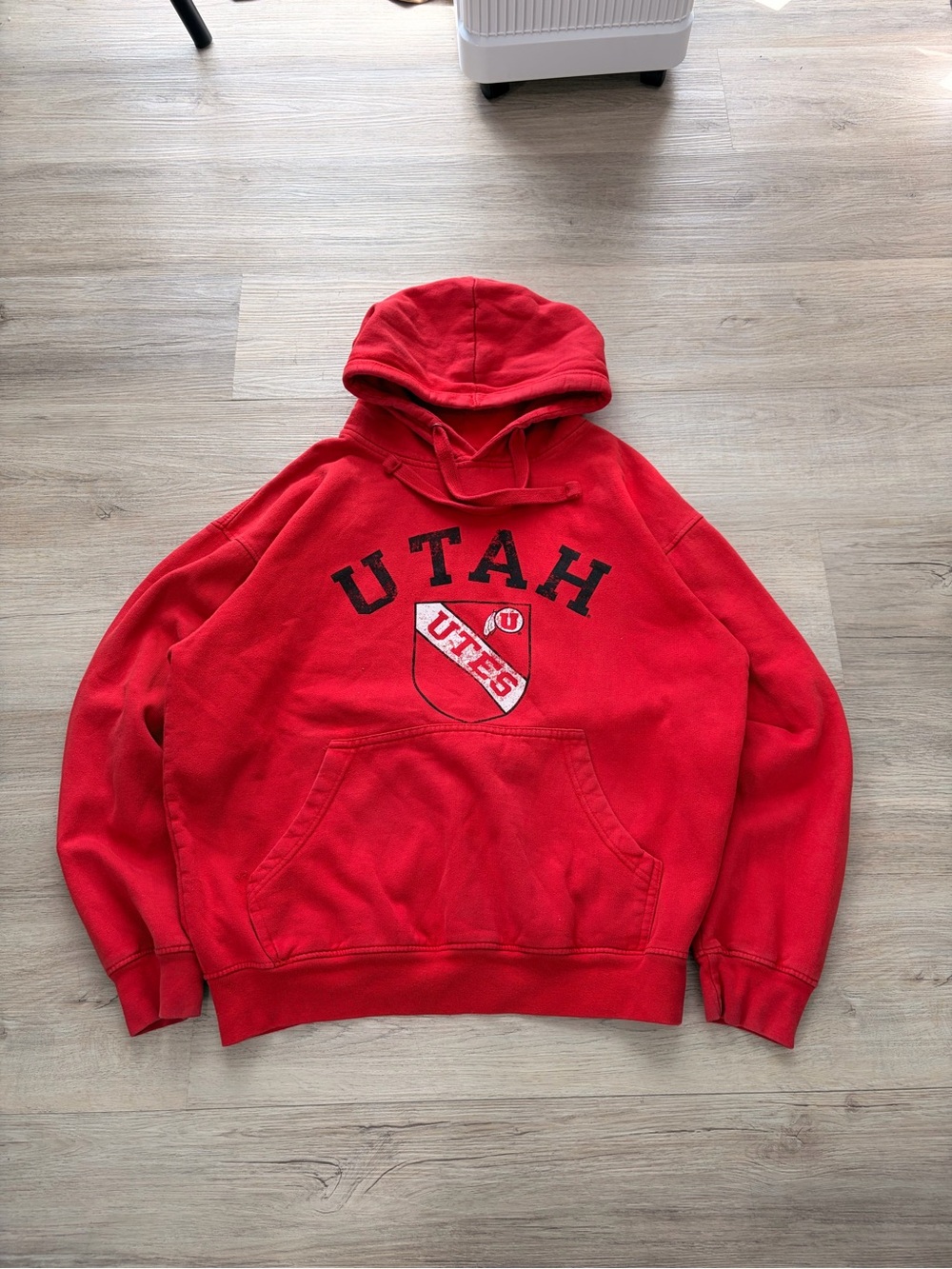 Y2k Utah UTES red hoodie